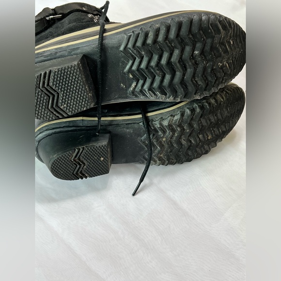 SOREL Women's Winter Fancy Lace II Mid Calf Leather Boots size 8.5 - Picture 7 of 10